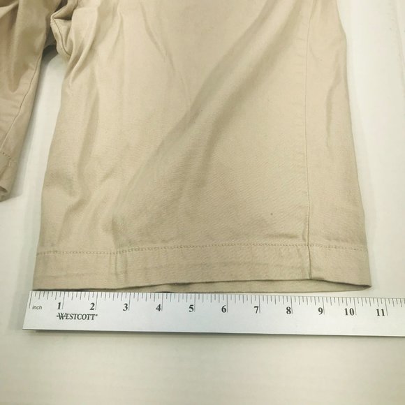 St Johns Bay Women's Size 18 W Bermuda Short Beige Preowned - Picture 9 of 11